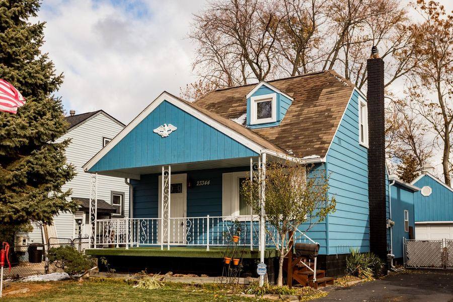 House exterior after rehab, Hazel Park