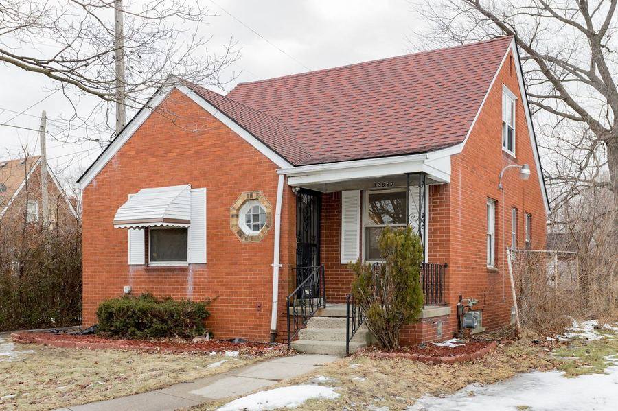 House exterior after rehab, Detroit