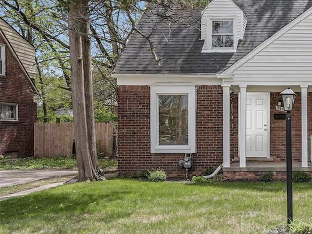 Exterior of a recently sold home in Detroit