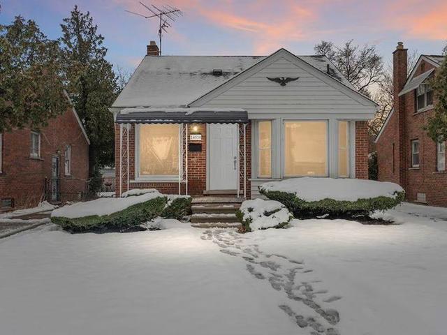 Exterior of a recently sold home in Detroit