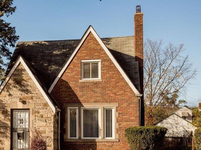 Exterior of a recently sold home in Detroit