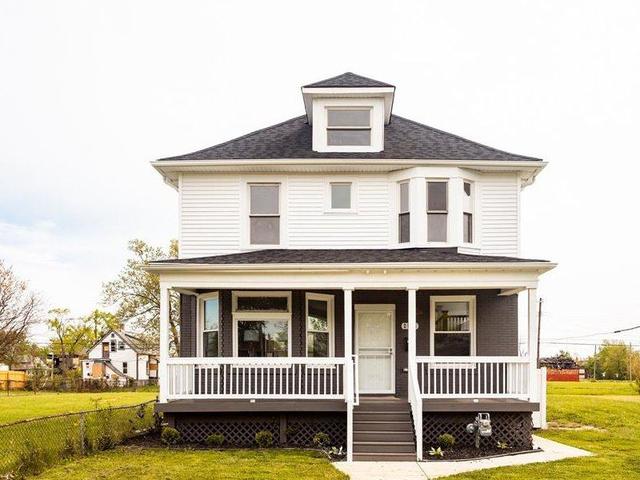 Exterior of a recently sold home in Detroit
