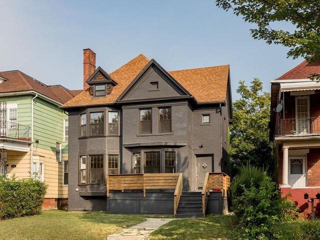 Exterior of a recently sold home in Detroit