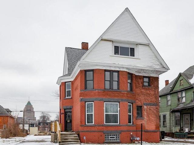 Exterior of a recently sold home in Detroit